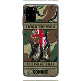 Personalized British Veteran Phone Case OCT-DT10