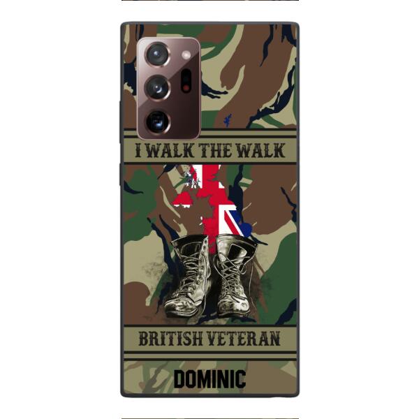 Personalized British Veteran Phone Case OCT-DT10