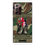 Personalized British Veteran Phone Case OCT-DT10