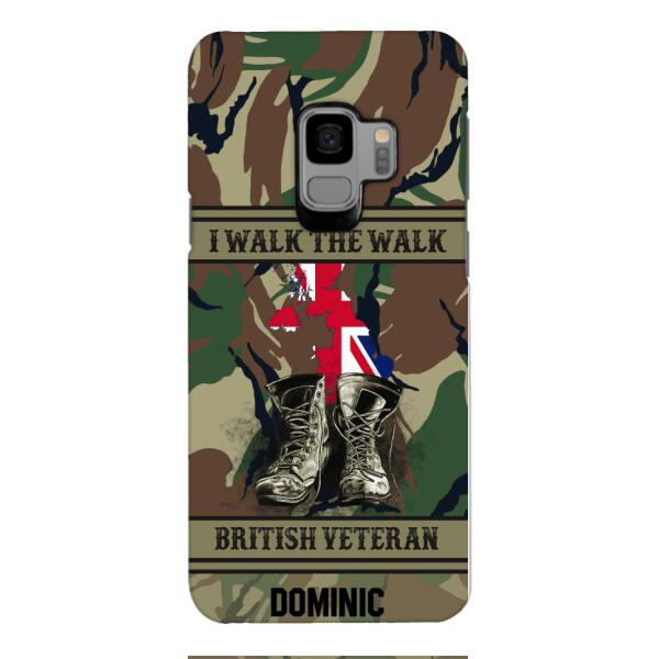 Personalized British Veteran Phone Case OCT-DT10