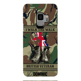Personalized British Veteran Phone Case OCT-DT10