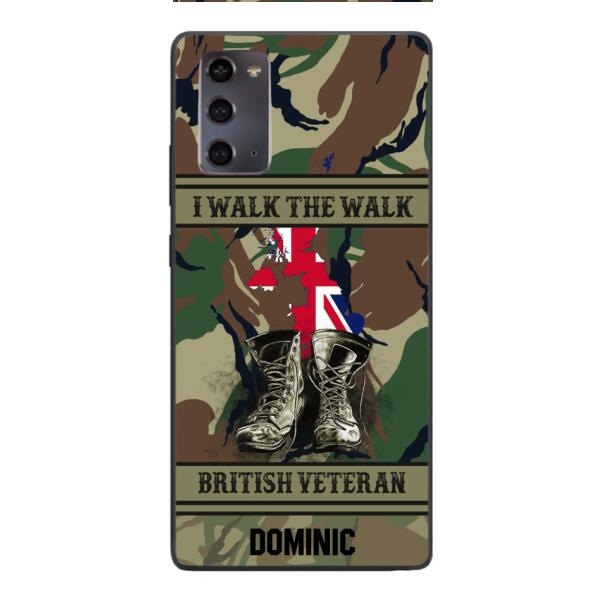 Personalized British Veteran Phone Case OCT-DT10
