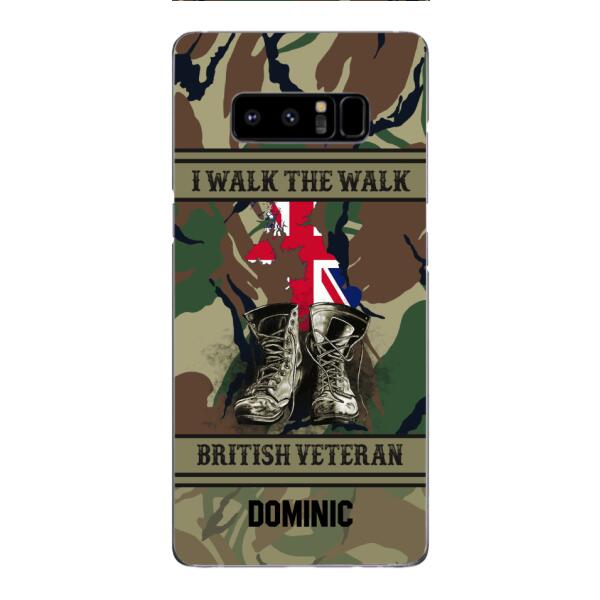 Personalized British Veteran Phone Case OCT-DT10