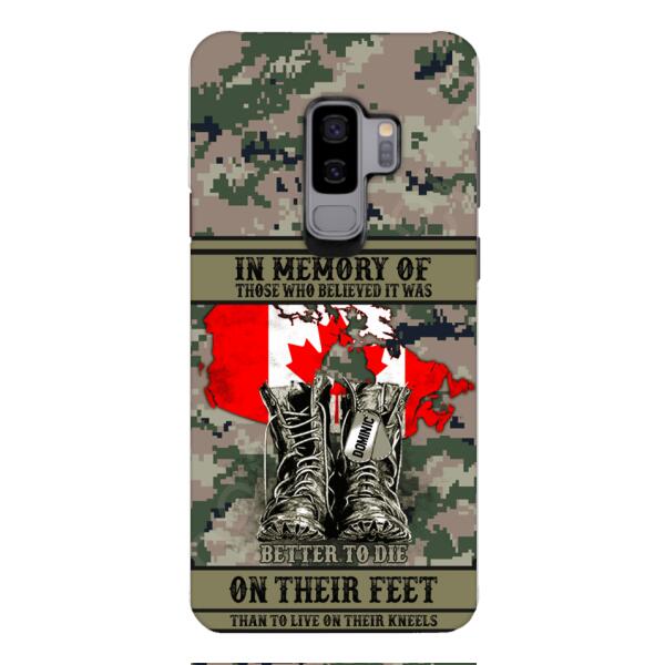 Personalized Canadian Veteran Phone Case OCT-MA10