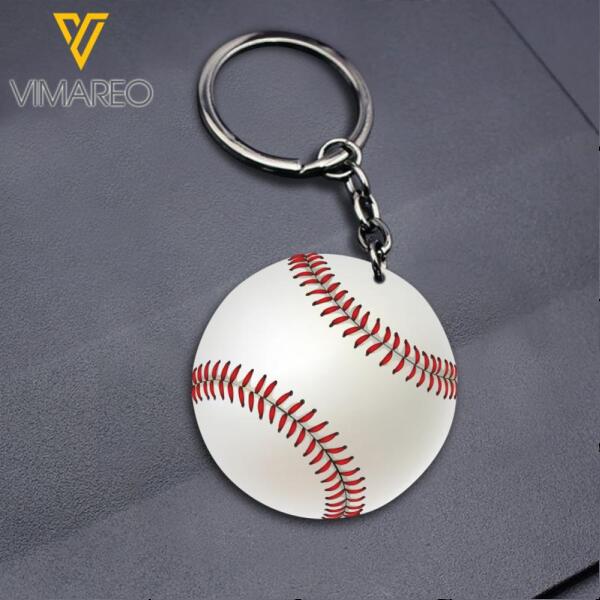PERSONALIZED BASEBALL ALUMKEYCHAIN PRINTED TNDT1410