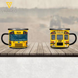 PERSONALIZED SCHOOL BUS STEEL MUG 12OZ 3D PRINTED OCT-HQ14