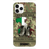 Personalized Italian Veteran Phone Case OCT-DT14