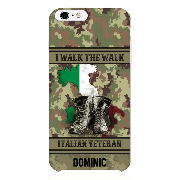 Personalized Italian Veteran Phone Case OCT-DT14