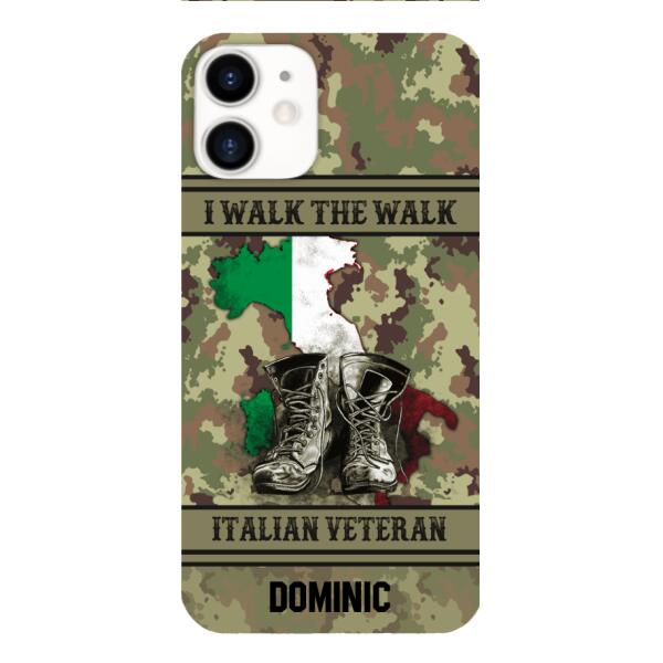 Personalized Italian Veteran Phone Case OCT-DT14