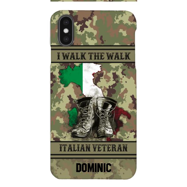 Personalized Italian Veteran Phone Case OCT-DT14