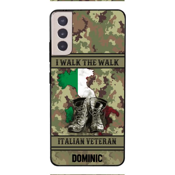 Personalized Italian Veteran Phone Case OCT-DT14