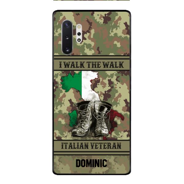 Personalized Italian Veteran Phone Case OCT-DT14