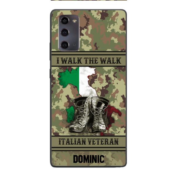 Personalized Italian Veteran Phone Case OCT-DT14