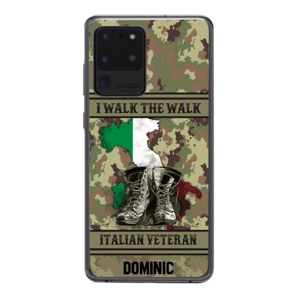 Personalized Italian Veteran Phone Case OCT-DT14