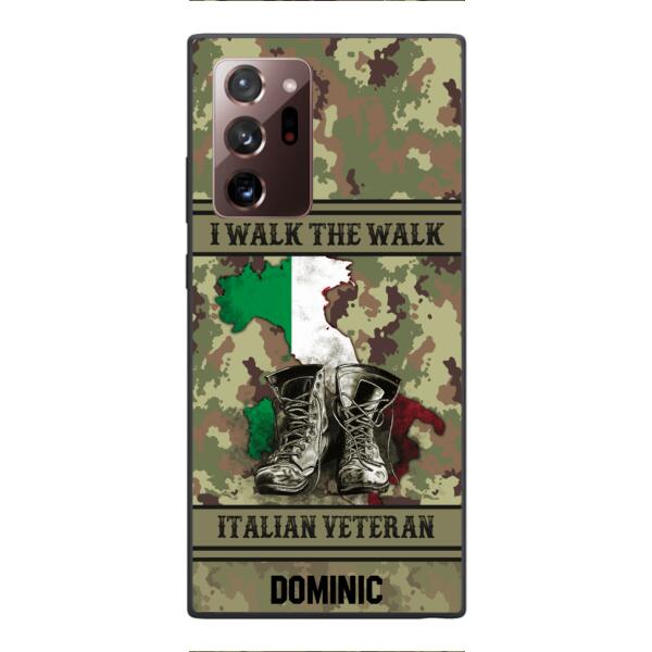 Personalized Italian Veteran Phone Case OCT-DT14
