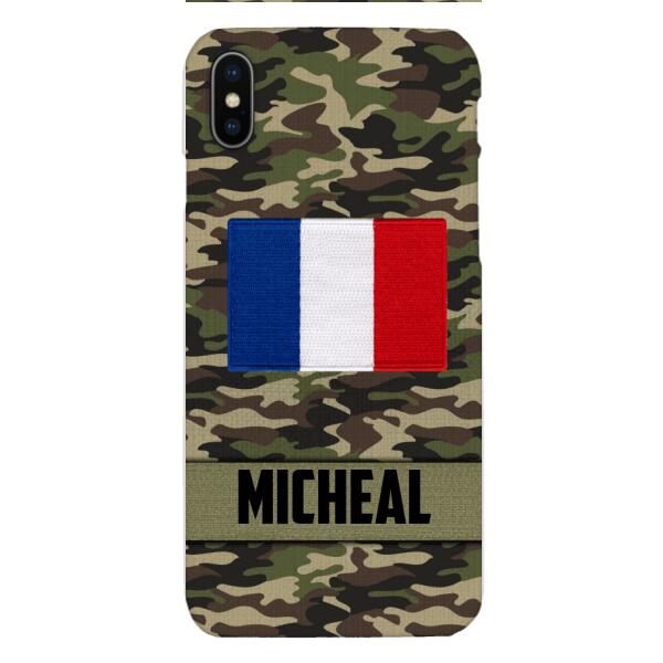 Personalized France Soldier Phone Case OCT-LN14