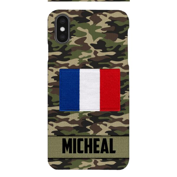 Personalized France Soldier Phone Case OCT-LN14