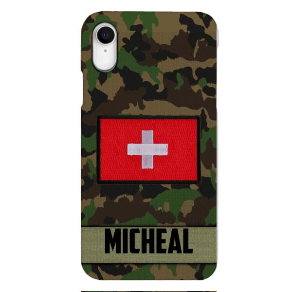 Personalized Swiss Soldier Phone Case OCT-LN14