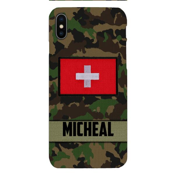 Personalized Swiss Soldier Phone Case OCT-LN14