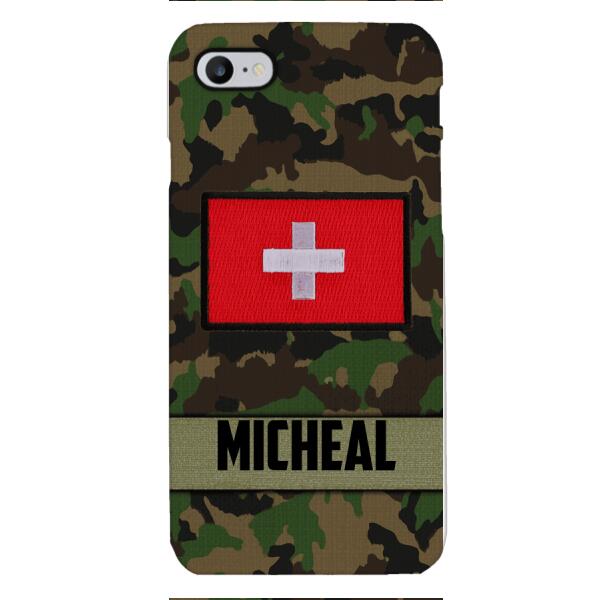 Personalized Swiss Soldier Phone Case OCT-LN14