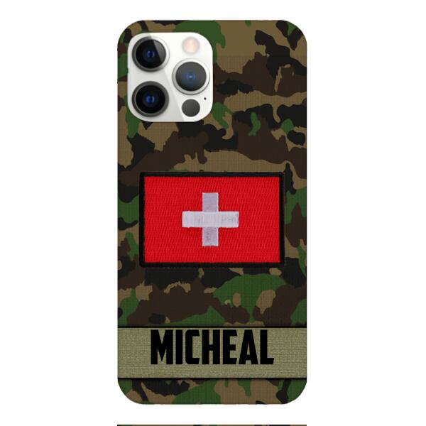 Personalized Swiss Soldier Phone Case OCT-LN14