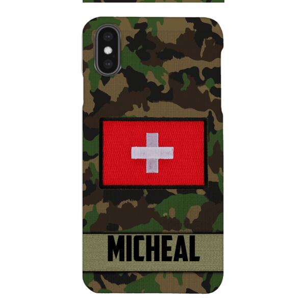 Personalized Swiss Soldier Phone Case OCT-LN14