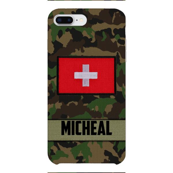 Personalized Swiss Soldier Phone Case OCT-LN14