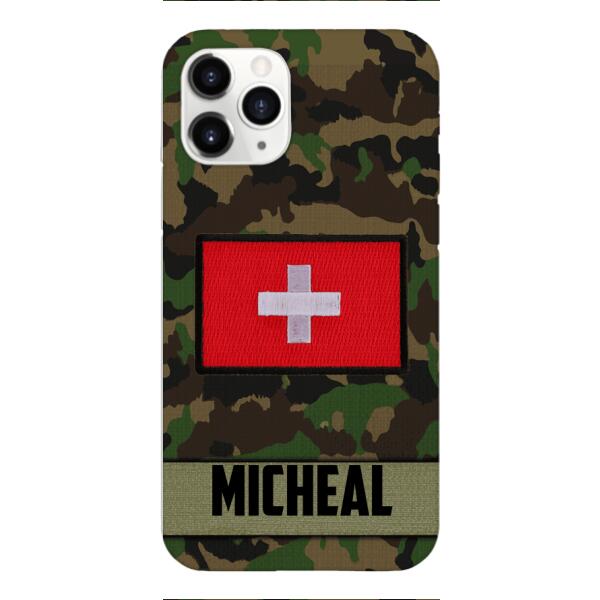 Personalized Swiss Soldier Phone Case OCT-LN14