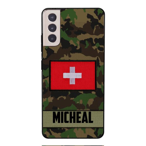 Personalized Swiss Soldier Phone Case OCT-LN14