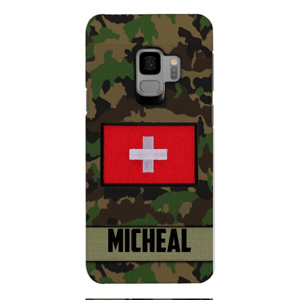 Personalized Swiss Soldier Phone Case OCT-LN14