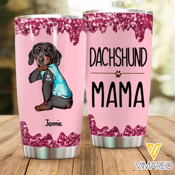 Personalized Dachshund Dog Tumbler OCT-MA15