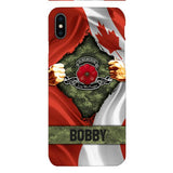 Personalized Canadian Soldier Phone Case OCT-DT21