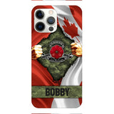 Personalized Canadian Soldier Phone Case OCT-DT21