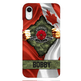 Personalized Canadian Soldier Phone Case OCT-DT21