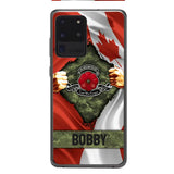 Personalized Canadian Soldier Phone Case OCT-DT21