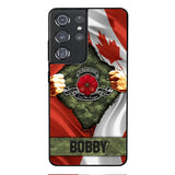 Personalized Canadian Soldier Phone Case OCT-DT21