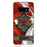 Personalized Canadian Soldier Phone Case OCT-DT21
