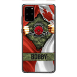 Personalized Canadian Soldier Phone Case OCT-DT21