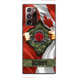 Personalized Canadian Soldier Phone Case OCT-DT21