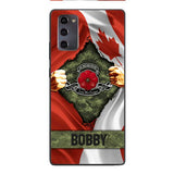 Personalized Canadian Soldier Phone Case OCT-DT21