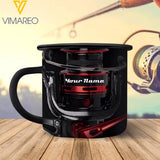 PERSONALIZED Fishing Machine Steel Mug 3D PRINTED OCT-DT22