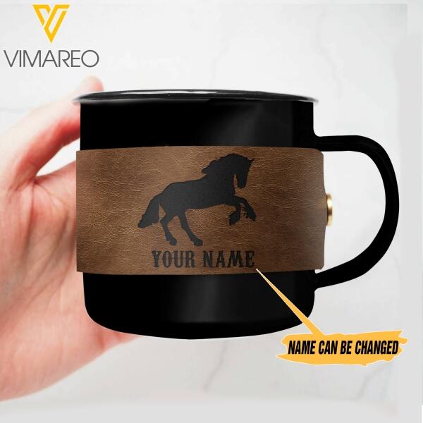 PERSONALIZED Horse Steel Mug 3D PRINTED OCT-MQ22
