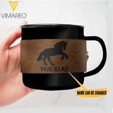 PERSONALIZED Horse Steel Mug 3D PRINTED OCT-MQ22