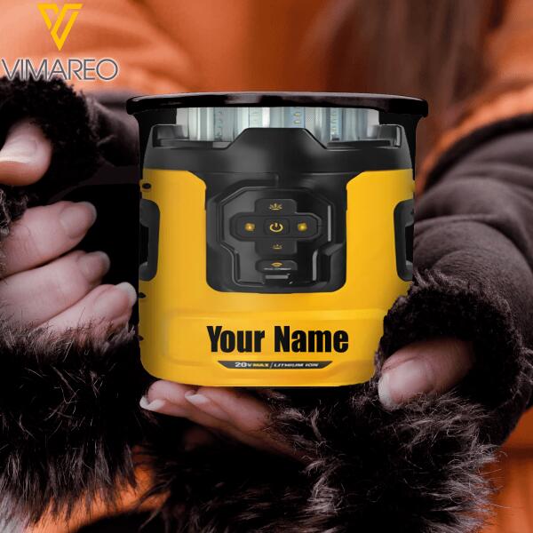 PERSONALIZED POWER TOOL STEEL MUG 12OZ 3D PRINTED OCT-MQ25