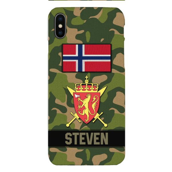 Personalized Norway Soldier Phone Case OCT-DT26