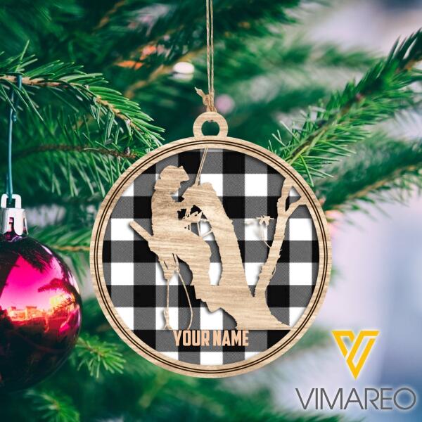 PERSONALIZED ARBORIST HANGING ORNAMENT CHRISTMAS OCT-DT27