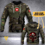 DH PERSONALIZED DANISH SOLDIER HOODIE PRINTED OCT-DT28
