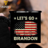 PERSONALIZED LET'S GO BRANDON STEEL MUG 12OZ 3D PRINTED OCT-MQ29