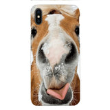 PERSONALIZED FUNNY HORSE PHONECASE QTVQ0111