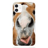 PERSONALIZED FUNNY HORSE PHONECASE QTVQ0111